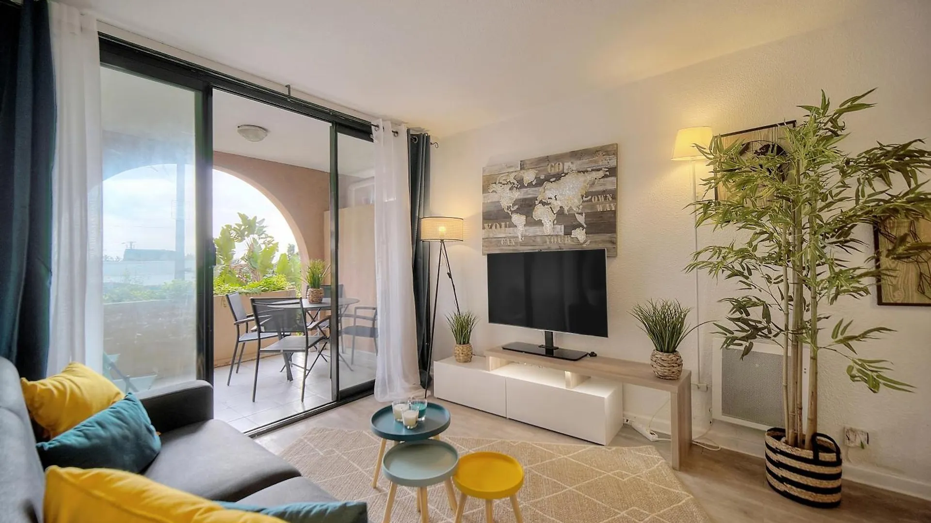 קאן Palm Beach 128 - Appartement Dans Residence Clim - Wifi Proche Mer דירה